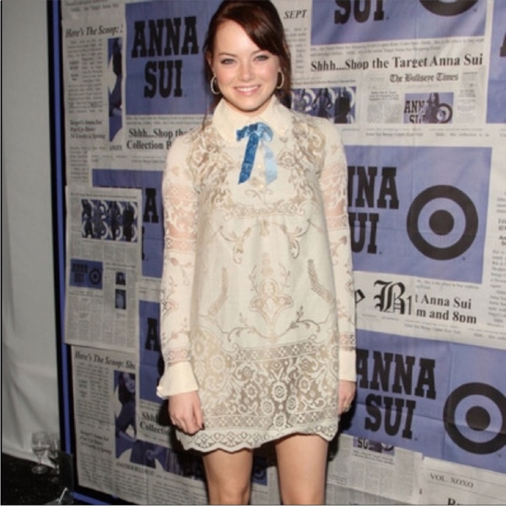 Anna Sui X Target Limited Edition Baby Doll Mini Dress Size Small